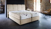 Luxus Boxspringbett „Carmen“ in Board Creme