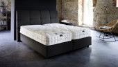 Luxus Boxspringbett „Carmen“ in Board Schwarz