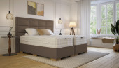 Boxspringbett Hamlet in Crush Taupe