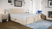 Boxspringbett Caspar 80 x 200 in Mine Beige