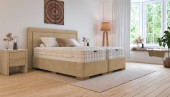 Luxus Boxspringbett Giulia in Adore Beige   