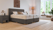 Luxus Boxspringbett Giulia in Adore Darkgrey