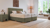 Luxus Boxspringbett Giulia in Adore Hunter