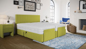 Boxspringbett Caspar 80 x 200 in Mine Lime