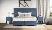 Boxspringbett Maximo in Mine Blau