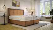 Boxspringbett Amalia in Bull Braun