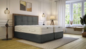 Boxspringbett Amalia in Bull Grau