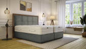 Boxspringbett Amalia in Bull Grau