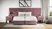 Boxspringbett Maximo in Adore Rosa