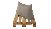 Rückenkissen „Leni“ in Taupe