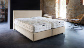 Luxus Boxspringbett Tristan in Board Creme