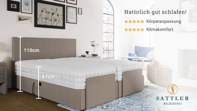 Sattler Boxspringbett Caspar