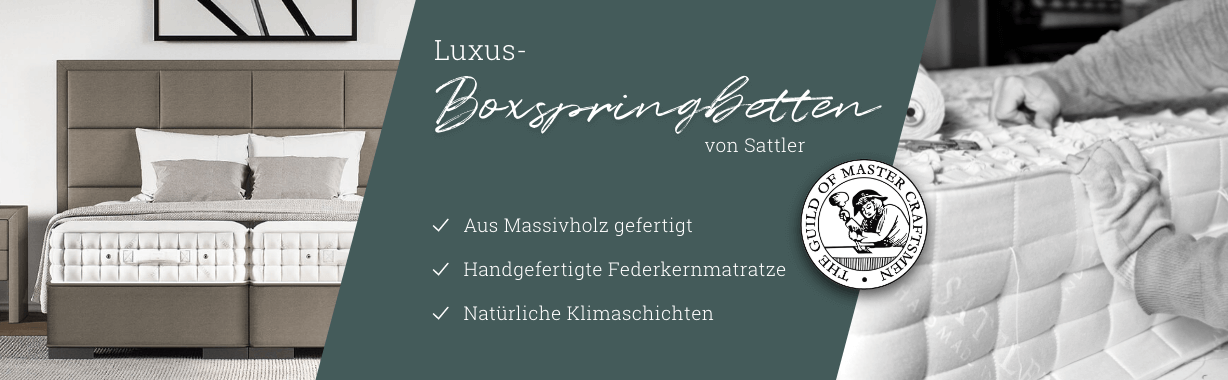 Sattler Luxus Boxspringbett Sattler Luxus Boxspringbett