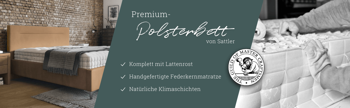 Sattler Luxus Polsterbett